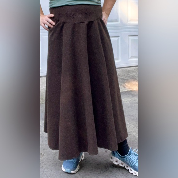 Vintage German Bavarian Oktoberfest Traditional Folk Fest Dirndl Skirt - Picture 12 of 13